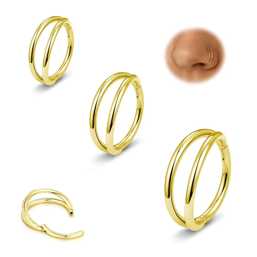 DAILI Double nose hoop