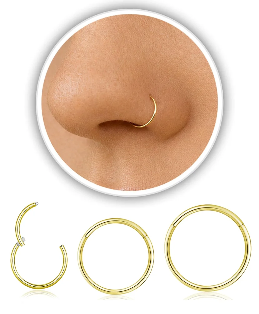 DAILI Titanium nose hoop