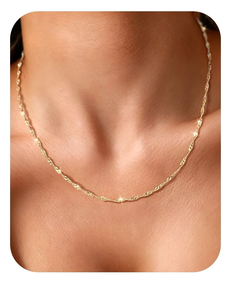 DAILI Necklace 18 inch, lobster clasp