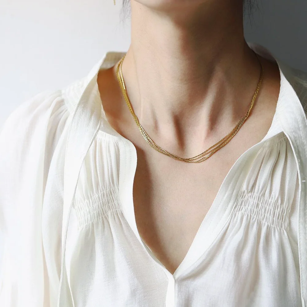 DAILI Necklace with a starfish, stainless steel, view 3