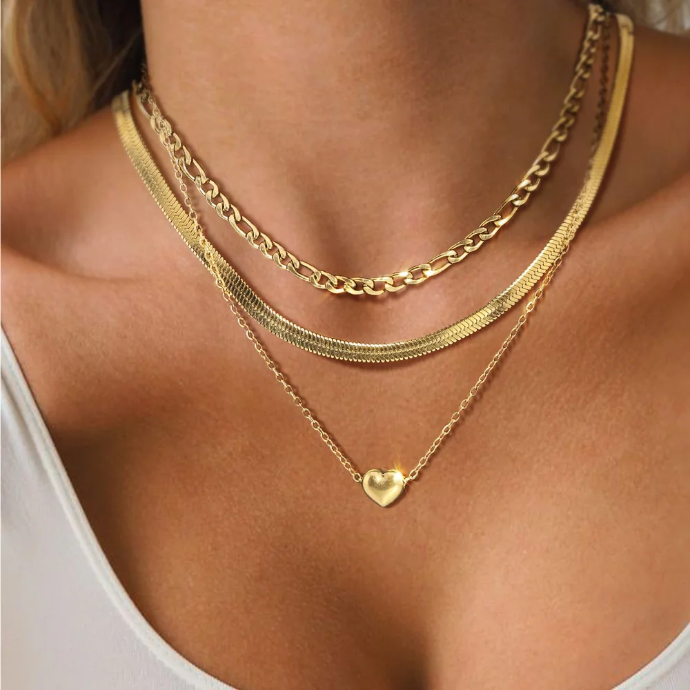 DAILI Dainty layered necklace, view 2