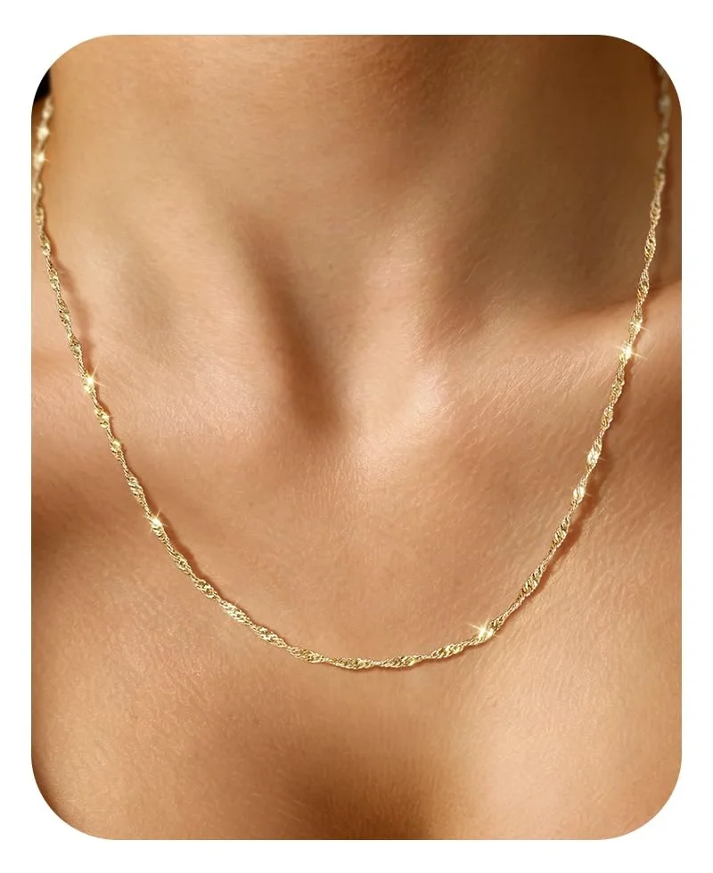 DAILI Necklace 16 inch, 925 sterling silver